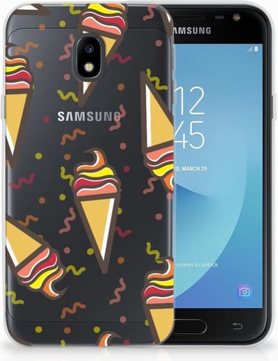Samsung Galaxy J3 2017 Siliconen Case Icecream
