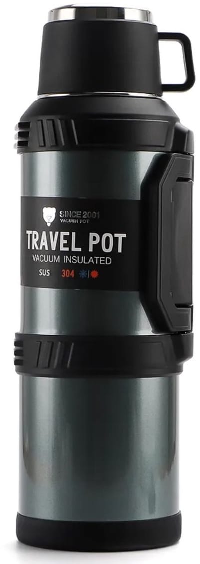 Conway Living - 4 Liter Thermosfles - Ideaal voor Gezinnen & Groepen - 3-Lagen Roestvrij Staal - 24 Uur Warm of Koud - Thermosflessen - Lekvrij & Vaatwasserbestendig