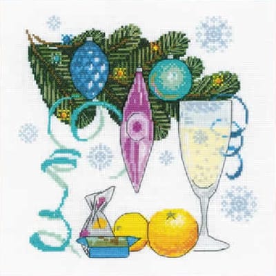 Borduurpakket Riolis - Happy New Year - Gelukkig Nieuwjaar