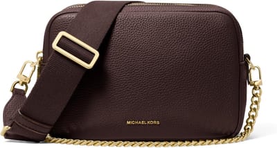 Dames Schoudertas - Camera Tas - Dagelijks Gebruik - Elegante Ketting - 19 cm - Bruin