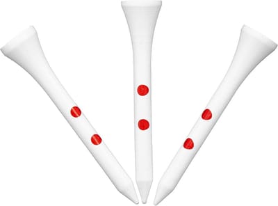 Golf Tee Set Hout Diverse Lengtes 54mm 69mm 83mm - 10 Stuks