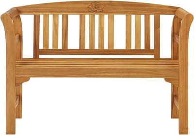 Houten Tuinbank - Buitenbank Sofa - Ontspannen in de tuin - Massief acaciahout - 114 cm breed - Houtkleurig