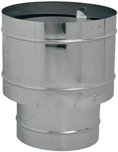 Vuurplaats Schoorsteenkap - Regendak - Bescherming Weer - Roestvrij Staal - 20 cm Diameter - Zilver
