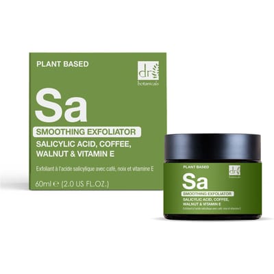 Dr. Botanicals Verzachtende scrub met salicylzuur, koffie, walnoot en vitamine E 60 ml