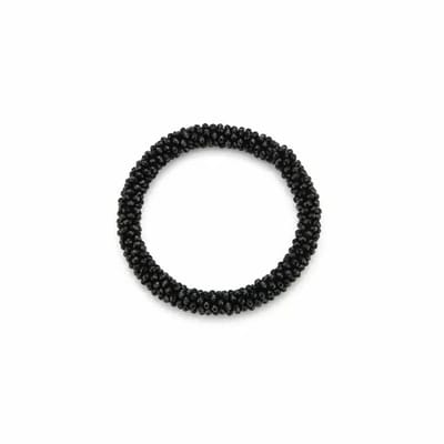 Bijoutheek Armband (Sieraad) Kleine kralen Zwart