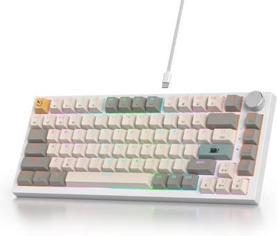Compact Mechanisch Gasket Gamingtoetsenbord met RGB Achtergrondverlichting - 75% Hot-swappable