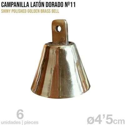Cloches voor paard in messing Zaldi Nº11(x6)