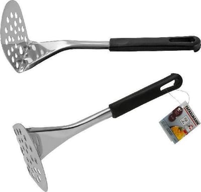 Fackelmann Aardappelstamper 24 Cm Rvs/Zwart