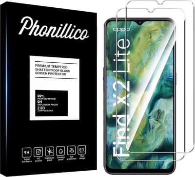 Screenprotector voor Oppo Find X2 Lite - 2 stuks Beschermglas van glas Transparante glazen schermbeschermfolie