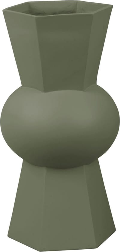 Present Time Vaas Geo Count - Jungle Groen - Ø14cm - Scandinavisch,Modern