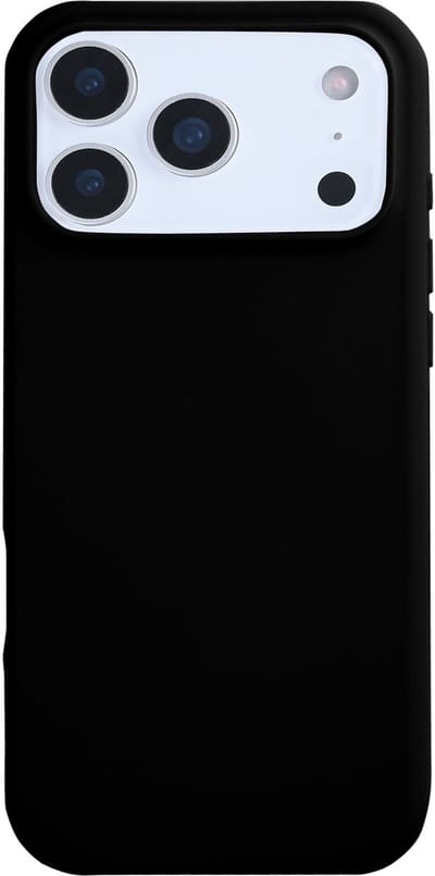 Rixus Soft TPU Phone Case For iPhone 17 Pro Max Black