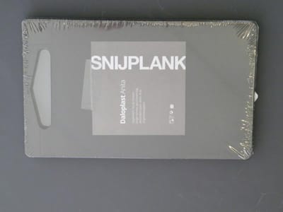 Snijplank kunststof Anita zwart 25x15cm