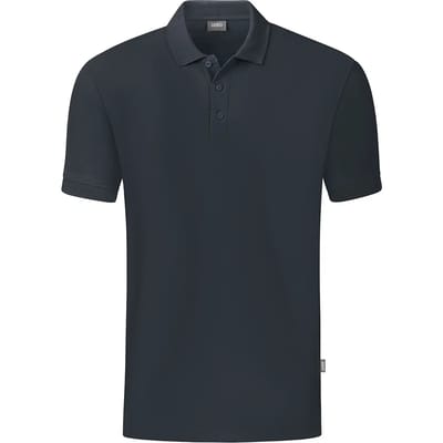Jako Organic Polo Heren - Antraciet | Maat: XL