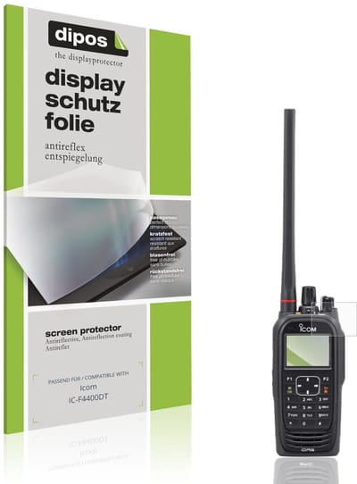 dipos – 4x Matte Beschermfolie geschikt voor Icom IC-F4400DT | Krasbestendige & antireflecterende Screenprotector Ultra-Thin
