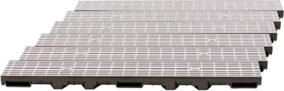 Afvoergoot Set - Regenwaterafvoer - Efficiënte Waterafvoer - Vorstbestendig Kunststof - 6 Meter - Grijs