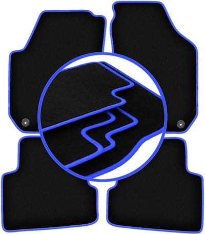 CARLUX-BLUE automatten voor: Skoda Fabia II hatchback, stationwagen (2007-2014)