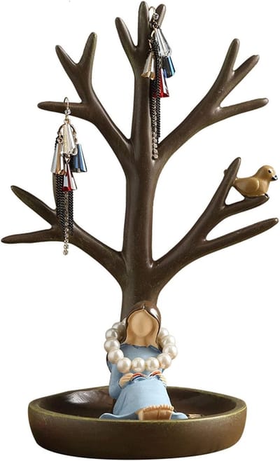 Sieradenhouder - Juwelier organizer - Sieraden opbergen - Vogelmeisje design - 300 Gram - Niet gespecificeerd
