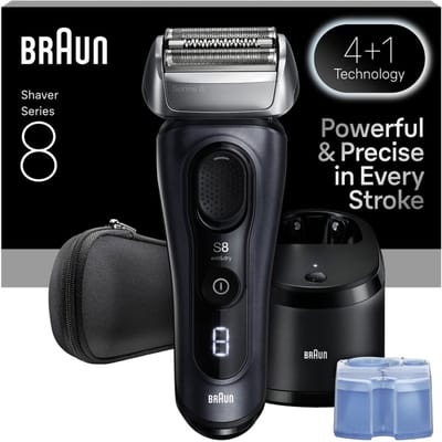 Braun Series 8 8663CC - Elektrisch Scheerapparaat voor mannen - SensoAdapt voor elke Baarddichtheid - SmartCare Center