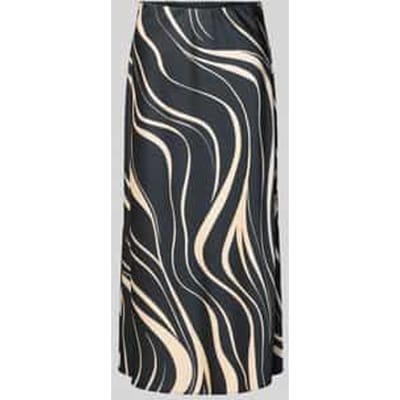 Regular fit midirok van viscosemix