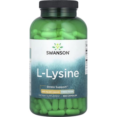 L-Lysine, 500 mg, 300 Capsules