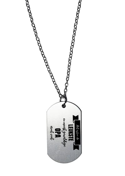 Akyol - dit is hoe de leukste en meest geweldige opa eruit ziet ketting - Opa - familie - cadeau