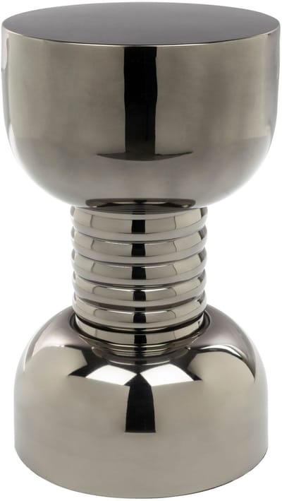 Bold Monkey Gonna Make You Sweat Bijzettafel Rond 29 cm Metaal Zilver