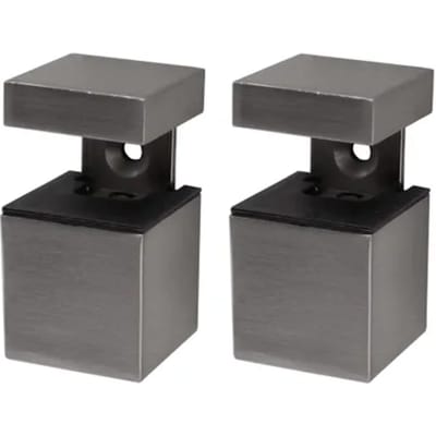 Duraline Plankdrager Clip Kubus Mini Geborsteld Nikkel