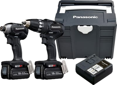 Panasonic EYC231LJ2G Accu combiset 2-delig (EY74A3 + EY76A1) 14,4/18V 5.0Ah in Systainer