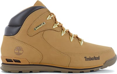Timberland Euro Rock Mid Hiker - Heren Winter Laarzen Boots Leer Wheat TB06164R-231 - Maat EU 45.5 US 11.5