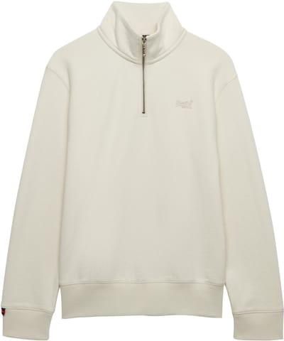Superdry - Essential Logo Half Brushed Zip Hoodie - Heren - Hoodies