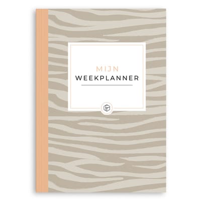 Fyllbooks - Mijn Weekplanner - Planner Ongedateerd - Week Agenda Datumloos - Planning - Stripes