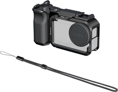 SmallRig Basic Cage Kit voor DJI Osmo Action 6 Straatfotografie met handvat Polsband Ingebouwd gereedschap voor snel en eenvoudig vastdraaien