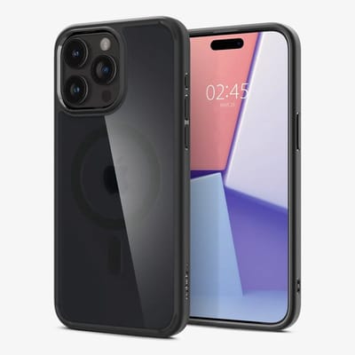 Spigen Ultra Hybrid MagSafe - frost black - iPhone 15 Pro Max