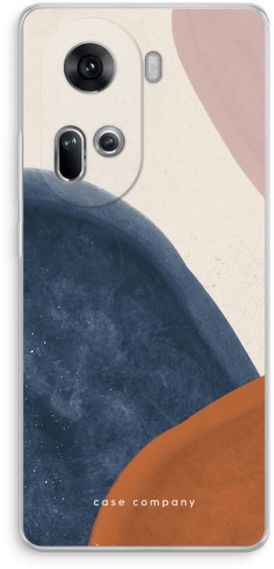 Case Company® - Hoesje geschikt voor Oppo Reno 11 hoesje - Geo #1 - Soft Cover Telefoonhoesje - Bescherming aan alle Kanten en Schermrand