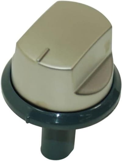 Oven Bedieningsknop - Vervangingsonderdeel - Apparaat Reparatie - Origineel Fabrikaat - 1x1x1 cm - Zwart Zilver