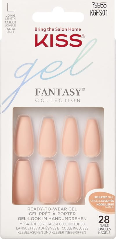 Kiss Gel Fantasy Nails - Kunstnagels - 28 stuks - Nepnagels - 4 the Cause