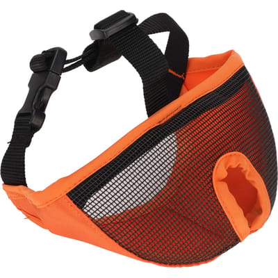 Muselière réglable pour Bouledogue Mastication et Aboyeur Masque pour Chien en Maille Yeux Fermés Entraînement pour Bouledogues Carlins Chihuahuas Type 2