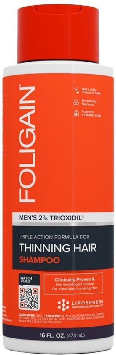 FOLIGAIN – Anti-Haaruitval Shampoo voor Mannen – 473 ml