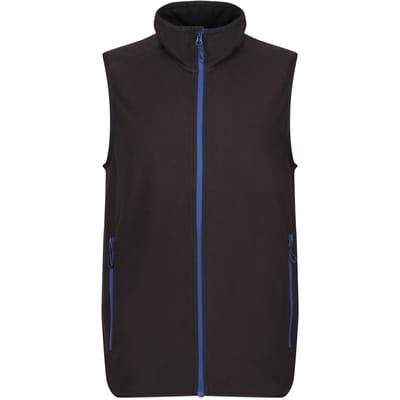 Regatta Heren Navigate Fleece Gilet (Zwart/Nieuw Royal)