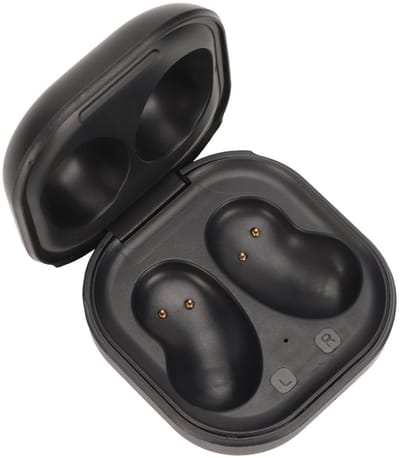 Dailygoody - Draadloos Oplaadetui - Oplaadetui Vervanging - 600 mAh Ingebouwde Batterij - Zwart - Oplaadkabel Inclusief - Geschikt voor Buds Live SM R...