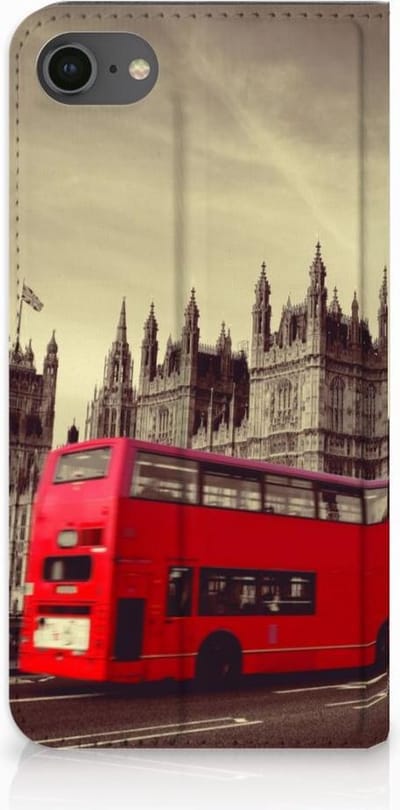 Standcase Hoesje voor iPhone 7 | 8 | SE (2020) | SE (2022) Book Cover Londen