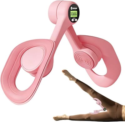 Dijbeentrainer Bekkenbodemtrainer - Vrouwen Trainingsapparaat - Heupen Vormen - Intelligente Telteller - 35.5 cm - Roze