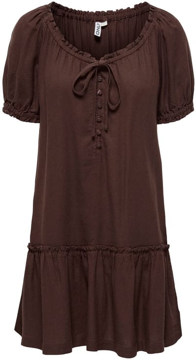ONLY - ONLGOA SS LINEN SHORT DRESS CC PNT - Meisjes - Mini jurken