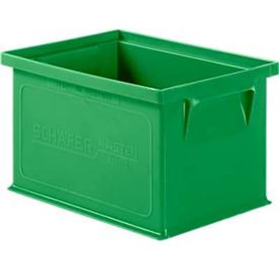 Stapelbak 14/6-4 - polypropeen- L 210 x B 150 x H 123 mm - 2,5 l - groen - 40 stuks