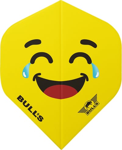 Bull's Smiley 100 Laugh Crying Std. - Dart Flights
