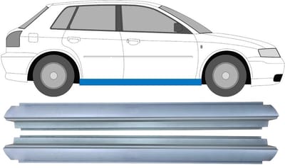 Reparatie dorpel voor Audi A3 8L 1996-2003 / Links = Rechts (symmetrisch) / Set