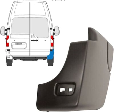 Achterbumper hoek voor Opel Movano 2010-2021 / Rechts