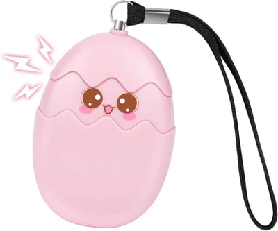 Persoonlijk alarm - Zelfverdedigingsalarm Sleutelhanger - Noodsituaties Hulp - 130 dB volume LED-lamp - 7.2 x 5 x 3 cm