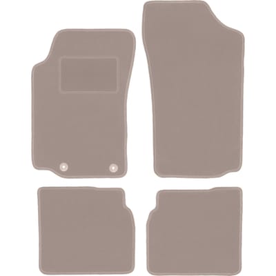Beige veloursmatten voor: Peugeot 306 cabrio (1993-2001)