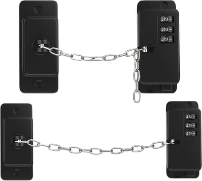 Koelkastsloten voor Kinderen - Verstelbaar Digitaal Wachtwoordsloten, Zelfklevende Raambegrenzingssloten, Boorloze Deursloten in Zwart